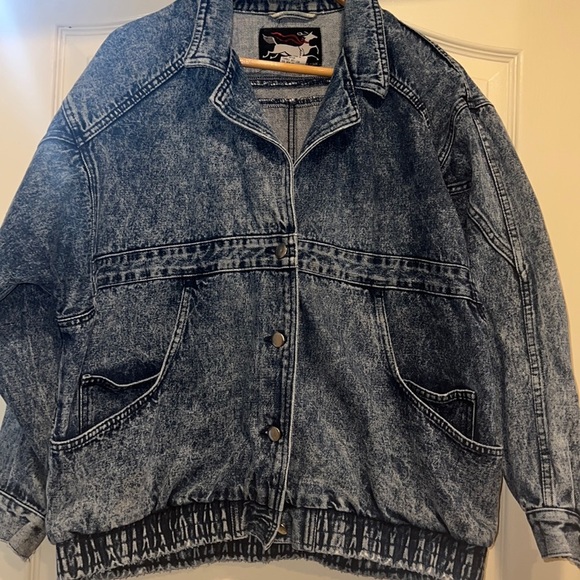 80’s Acid Wash Denim Jacket - Picture 1 of 6
